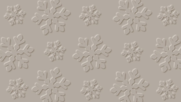 Plik wektorowy abstrakcyjne tło płatki śniegu w papierowej sztuce