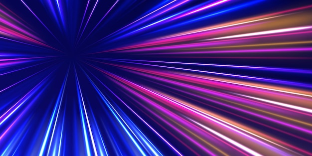 Abstrakcyjne tło rotacyjne linie graniczne efekt png faleonline paski neonowe