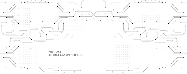 Abstrakcyjne Tło Technologii Ilustracja Koncepcja Komunikacji Hitech Innowacje W Tle