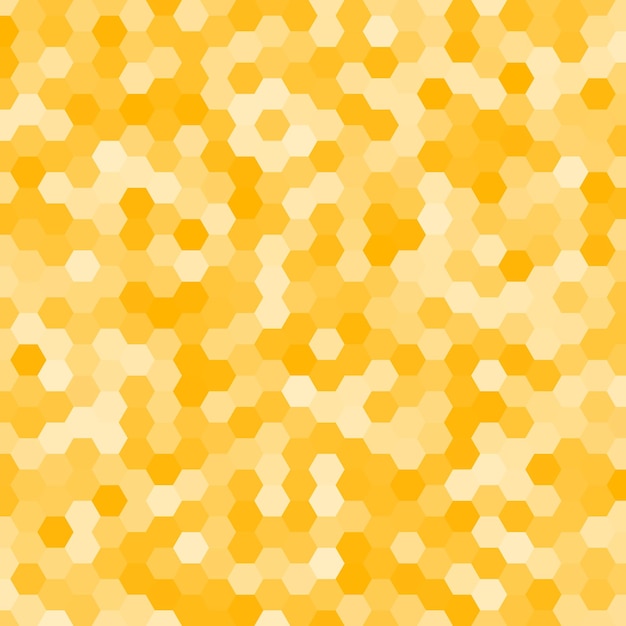 Abstrakcyjne tło wykonane z małych żółtych sześciokątów