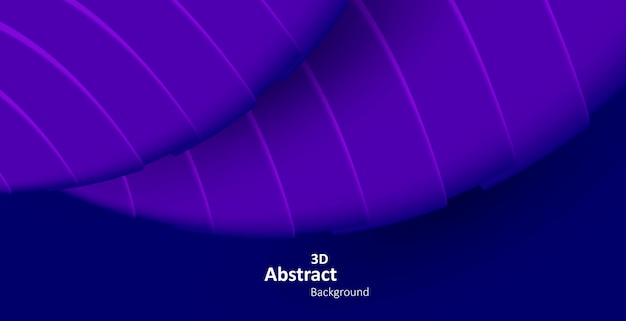 Abstrakcyjne Tło Z Dużymi Paskami 3d Fioletowe Koła