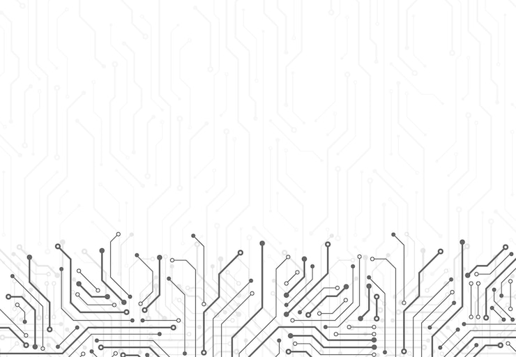 Wektor abstrakcyjne tło z teksturą płytki drukowanej elektroniczna płyta główna ilustracja koncepcja komunikacji i inżynierii ilustracja wektorowa