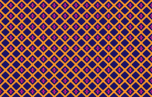 Abstrakcyjne wzory geometryczne i plemienne Stosowane w tkaninach lub przemyśle drukarskim Vector