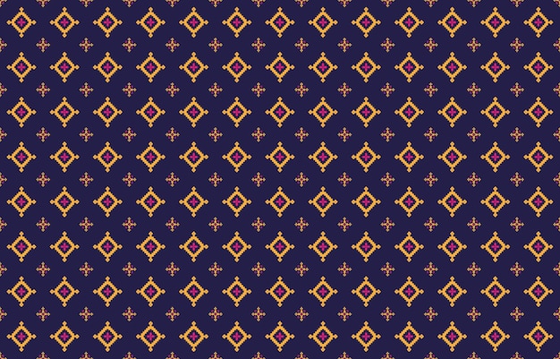 Abstrakcyjne wzory geometryczne i plemienne Stosowane w tkaninach lub przemyśle drukarskim Vector
