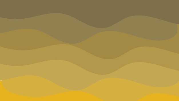 Abstrakcyjne żółte Tło Z Falistym Wzorem Na Baner Strony Internetowej I Nowoczesny Element Projektu Graficznego