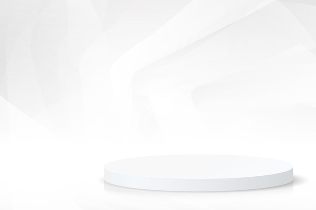 Abstrakcyjny 3D kształt podium Podstawa maketa minimalna scena pusty szablon sceny
