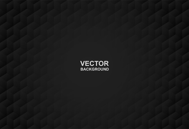 Abstrakcyjny czarny geometryczny kształt tła światła i cienia Vector