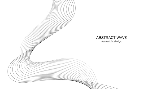 Abstrakcyjny Element Fali Do Projektowania.