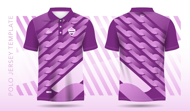 Plik wektorowy abstrakcyjny fioletowy wzór tła dla koszulki polo