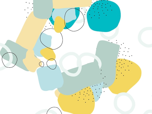Abstrakcyjny geometryczny bezszwowy wzór kształty wzór tło ilustracja geometryczna