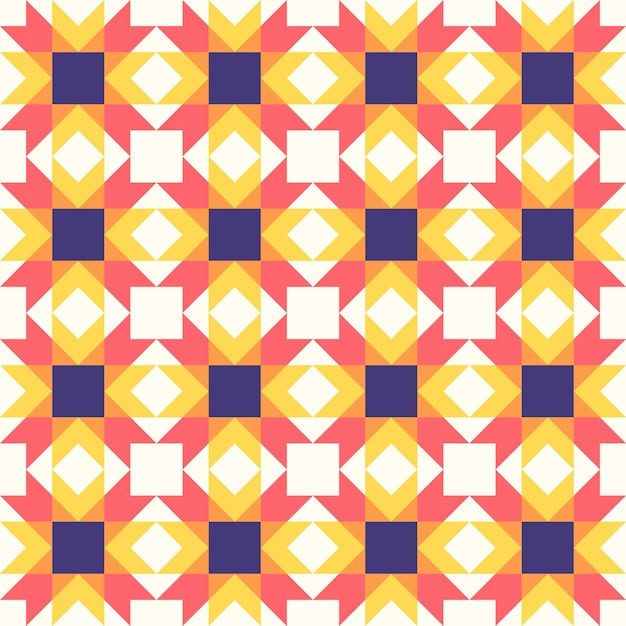 Abstrakcyjny geometryczny wzór inspirowany pikowaniem kołdry