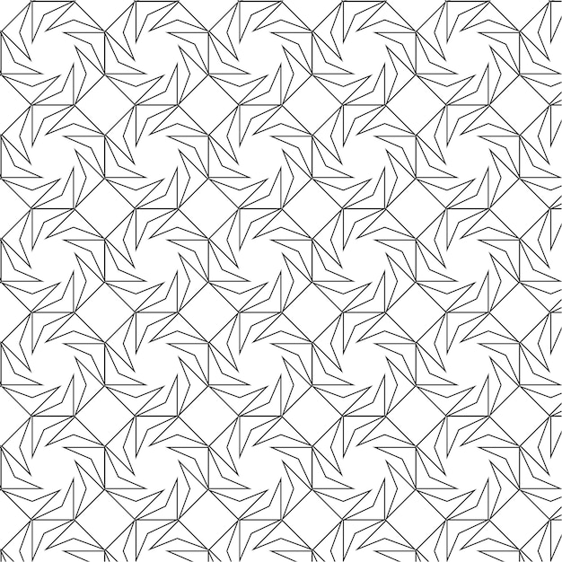 Abstrakcyjny geometryczny wzór kwiatowy