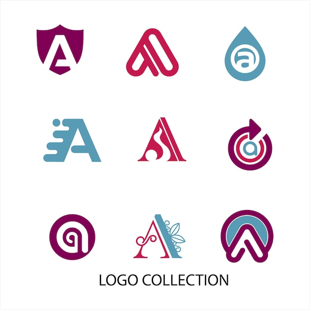 abstrakcyjny kolorowy szablon logo wektorowy projekt logo