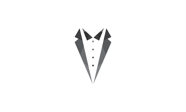 Abstrakcyjny krawat kelnerzy biznes logo symbol wektor ikona ilustracja projekt graficzny