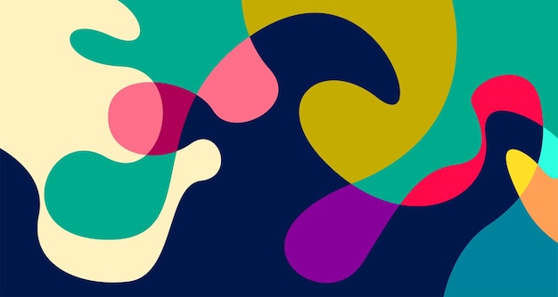 Abstrakcyjny kształt cieczy Płynny projekt geometryczny Izolowane fale gradientowe z geometrycznymi liniami kropki Batik Indonezja wzór Ilustracja wektorowa