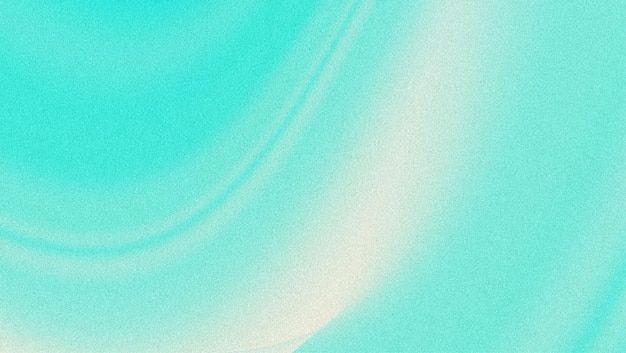 Abstrakcyjny niebiesko-zielono-biały gradient z ziarnistą teksturą