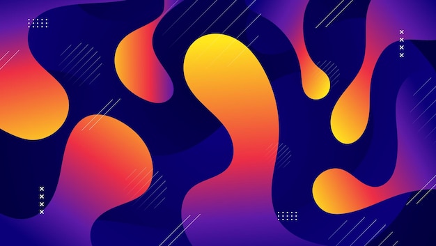Abstrakcyjny nowoczesny kolorowy gradient płynów
