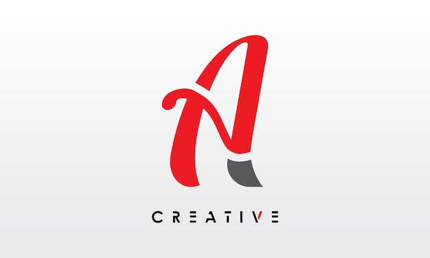 Abstrakcyjny Projekt Logo Creative Premium List Marki A