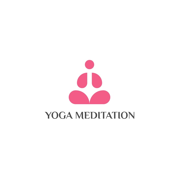 Abstrakcyjny Projekt Logo Jogi Medytacji