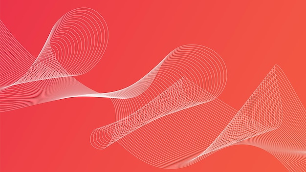 Abstrakcyjny projekt tła banera z geometrycznym płynem i płynnym kształtem linii