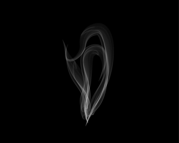 Plik wektorowy abstrakcyjny przezroczysty dym