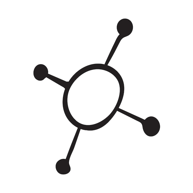 Abstrakcyjny Symbol Atomu