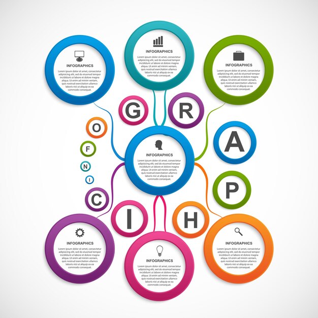 Abstrakcyjny Szablon Infografiki Opcji