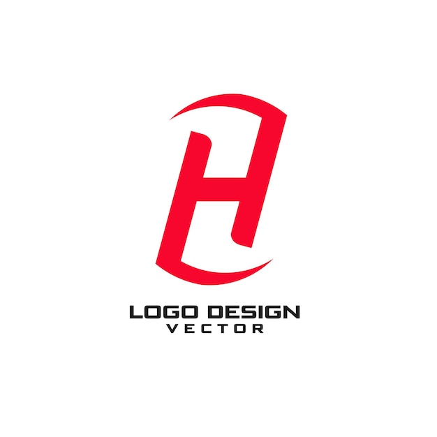 Abstrakcyjny Szablon Logo Firmy Symbol H