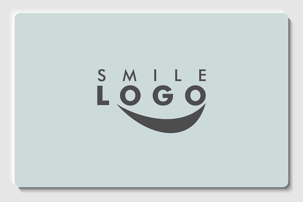 Abstrakcyjny Uśmiech Swoosh Ikona Wektor Logo Szablon Ilustracja Projekt