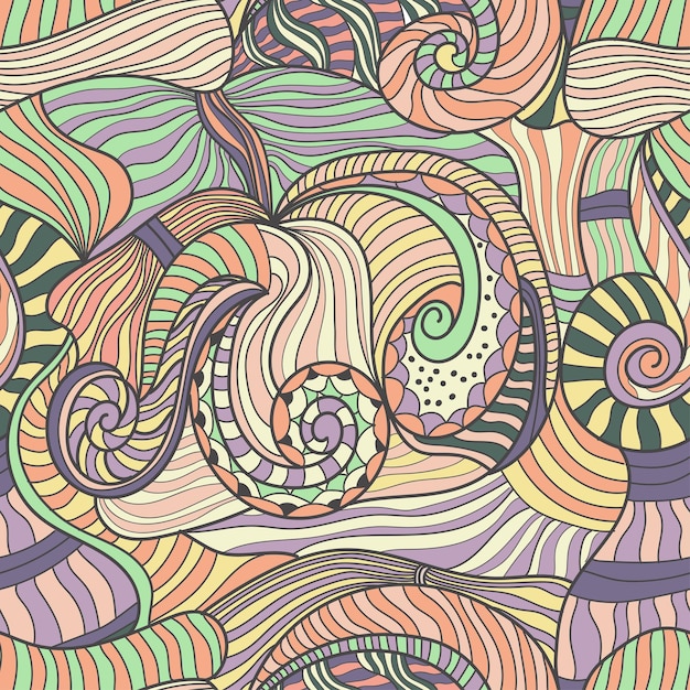 Plik wektorowy abstrakcyjny wzór bezszwowe kolorowe kształty linii