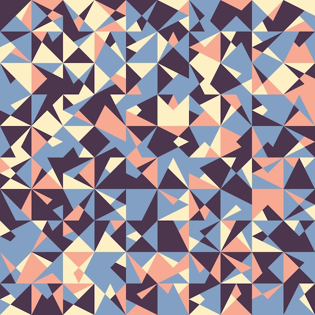 Abstrakcyjny wzór geometryczny o podstawowych kształtach