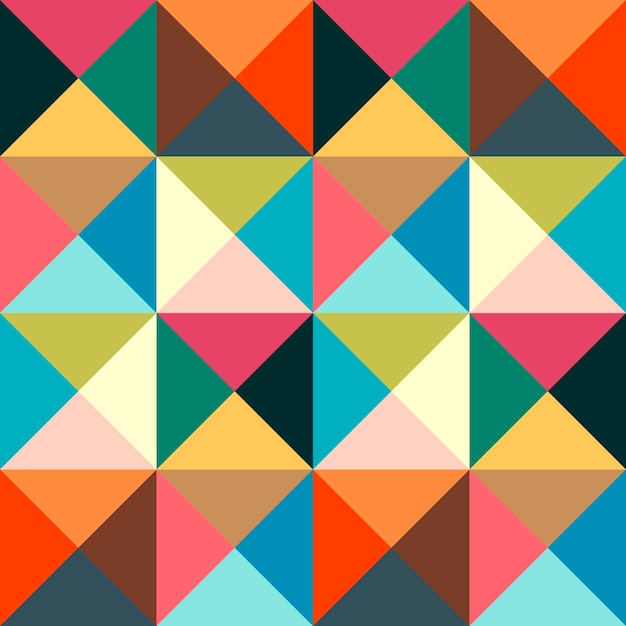Abstrakcyjny wzór geometryczny prosty kolorowy bez szwu