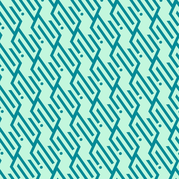 Abstrakcyjny wzór geometryczny Teal
