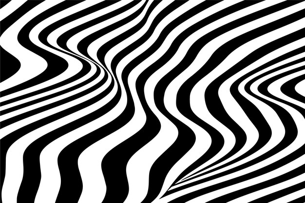 Abstrakt Geometryczna linia falista Tło