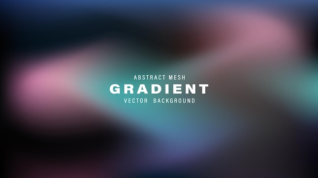 Abstrakt Gradient siatki Wektor tła Projekt szablonu Kolory rozmyte