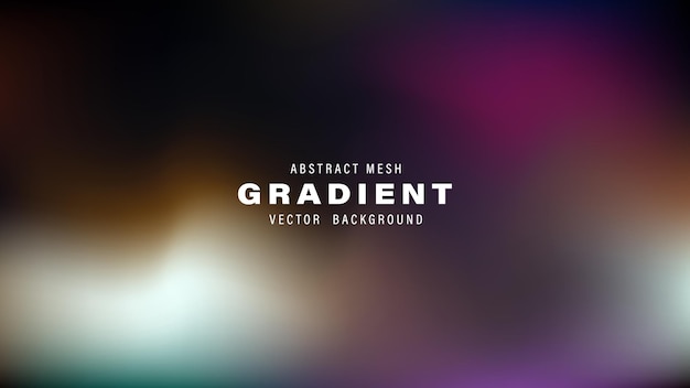 Abstrakt Gradient siatki Wektorowy Projekt tła Niewyraźne kolory