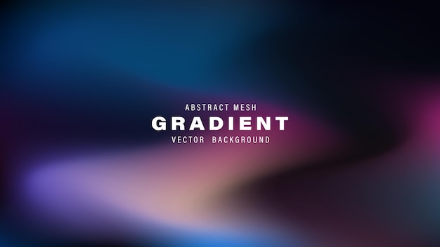 Abstrakt Gradient siatki Wektorowy Projekt tła Niewyraźne kolory