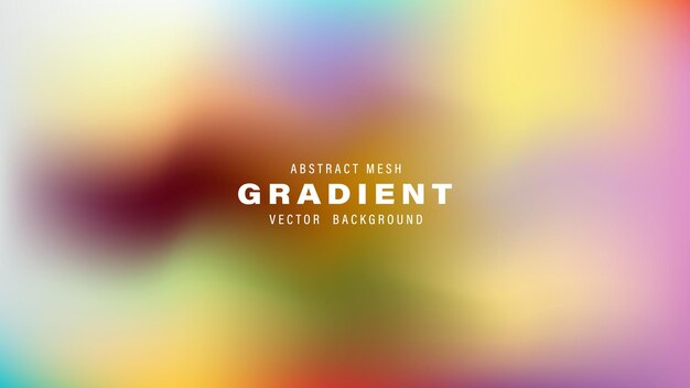 Abstrakt Gradient siatki Wektorowy Projekt tła Tekstura Kolorowa Niewyraźna