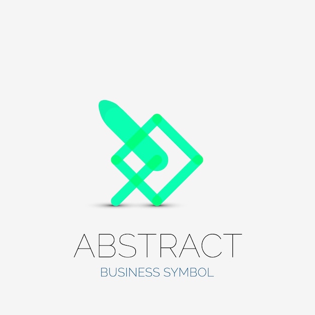 Abstrakt Kreatywne logo biznesowe