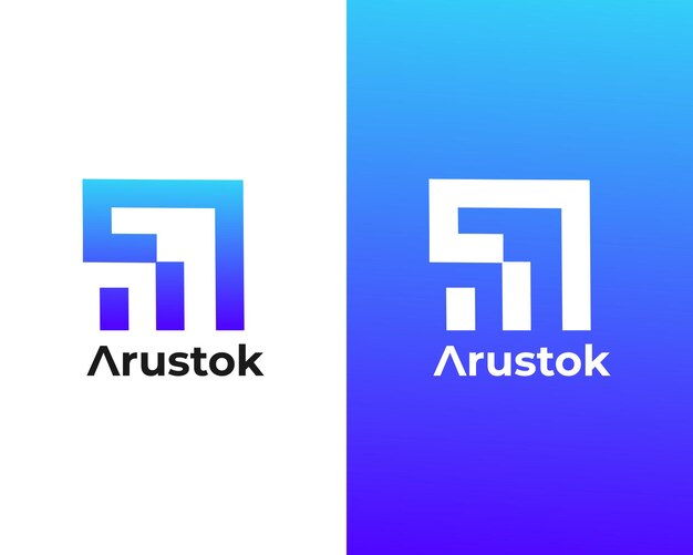 Abstrakt M Logo Firmy Marketing And Finance Nowoczesny Szablon Logo