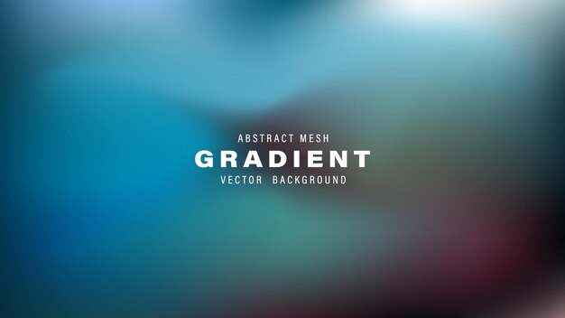 Abstrakt Mesh Gradient Vector Background Design Teal Blue