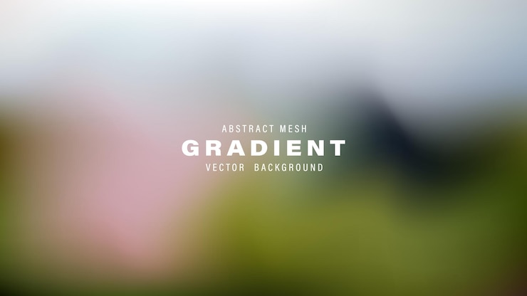 Wektor abstrakt mesh gradient vector background design template rozmyte