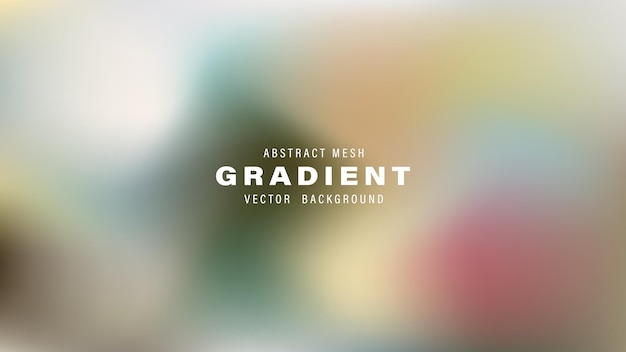 Abstrakt Mesh Gradient Wektor Tło Miękkie kolory Rozmyty projekt