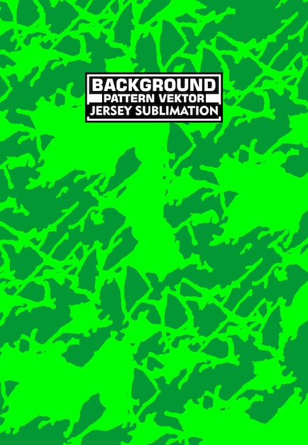 Abstrakt Neon Green Jersey Sublimation Template