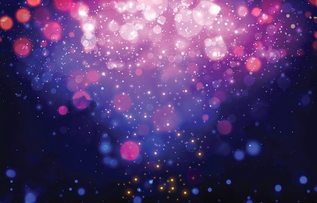 Abstrakt Purpurowe tło Bokeh