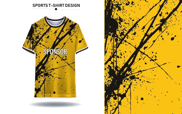 Abstrakt Splatter Projekt koszulki sportowej