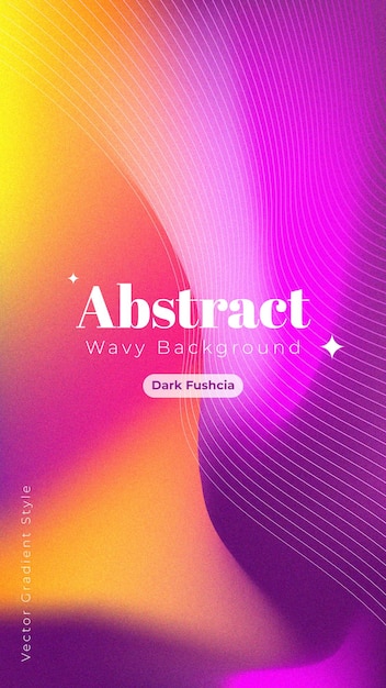 Abstrakt Wavy Background Fuschia Gradient