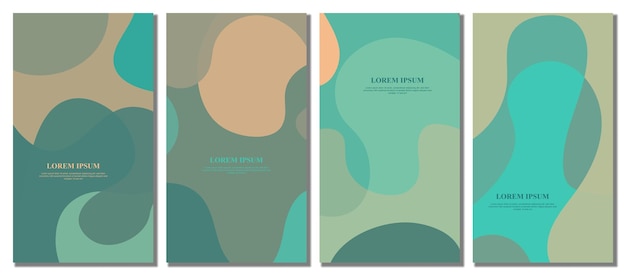 Abstrakt Wavy Set Background