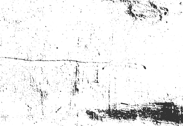 Abstrakt wektorowy grunge overlay distress czarno-biały Distressed Backdrop Vector Illustration