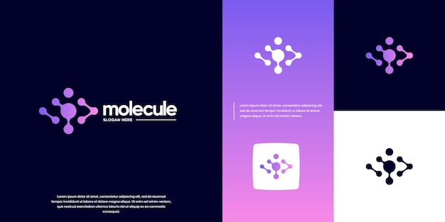 Abstrakt wizji logo układ nerwowy sieć elektryczna nowoczesna technologia projektowanie ilustracja graficzna